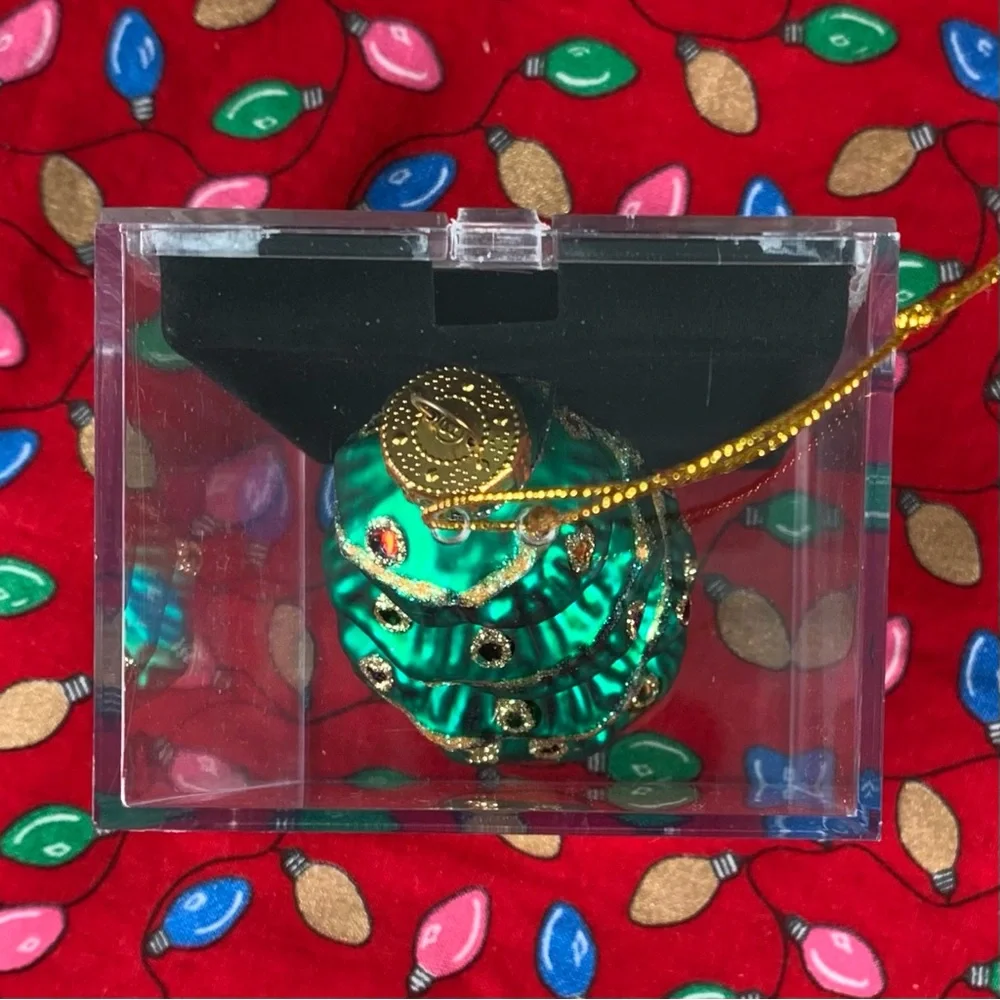 Glass Christmas Tree Ornament.🎄🎄